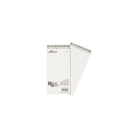 AMPAD CORPORATION Reporter's Gregg Ruled Spiral Wirebound Notebook, 4x8, 70 White Sheets/Book AMP25280